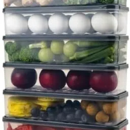 Plastic Fridge Container - 1200 ml-12