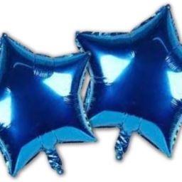 Solid Silver, Blue & Golden Theme Birthday Decorations for Boys, Girls, Adults Balloon-image-1