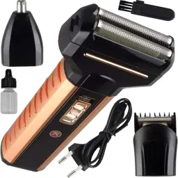 IKMEI Best Rechargeable 3in1 Nose Hair Trimmer Set Cordless Clipper For Men Shaver For Men-image-72
