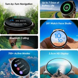 boAt Lunar Discovery w/ Turn by Turn Navigation, 3.53 cm HD Display & BT Calling Smartwatch image 2