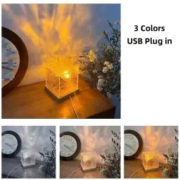 5supreme Dynamic lamp Wave Light USB Powered Night Lamp ghy33 Table Lamp image 2