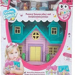 snm97 Dream Funny House Play Set Doll House Set for Boys and Girls_167-picture-42