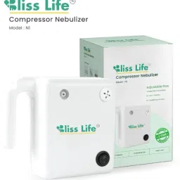 BLISS LIFE N1 LOW NOISE COMPRESSOR NEBULIZER with Digital Thermometer Nebulizer-10