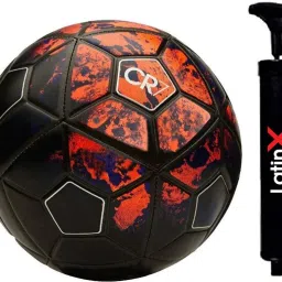 CR7 RED WITH PUMP Football Kit-image-10