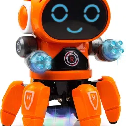 Bot Robot Pioneer Colorful Lights and Music All Direction-image-8