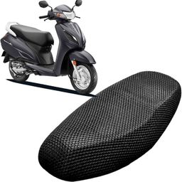 lakshmina enterprises 70DDDD 3D Free Size Bike/Scooty Seat Cover Very Soft Net Mesh Fabric and Smooth Single Bike Seat Cover For Honda Activa 125-picture-31