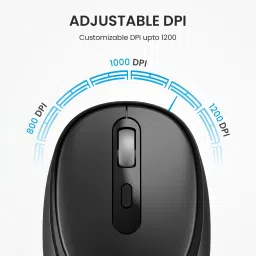 Portronics Key7 Combo Keyboard Mouse Combo Set with 2.4Ghz, 1200 DPI Wireless Standard Laptop Keyboard Compatible with Desktop, Laptop, Mac Key7 Combo image 4