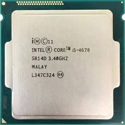 generic CORE I5 4670 PROCESSOR (4TH GENERATION) 3.4 GHz Upto 3.8 GHz LGA 1150 Socket 4 Cores 4 Threads 6 MB Smart Cache Desktop Processor (Silver) image 2