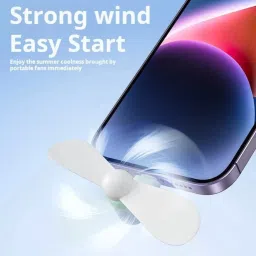 usu Mini USB Type-C Fan Android Smartphones – Portable & Silent Mobile Cooling Mini USB Type-C Fan USB Fan image 5