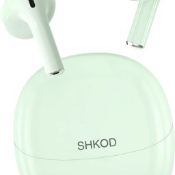 SHKOD Bluetooth 5.3 ENC 25h Playtime 5 min Fast Charging, AirLits7 Earbuds Earphone Cable Organizer-image-82