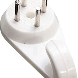 art street Set of 25 Hooks White 4-Pin Seamless Nail with 2 Spirit Leveler for Photoframe Hook 25 image 2