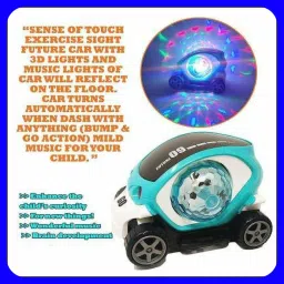 New_09 Future Musical Stunt Car Rotate 360° with Flashing Light (Multicolor)-image-62