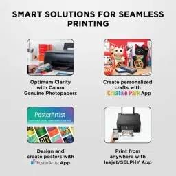 Shinzo Cart Multi-function WiFi Color Inkjet Printer with Voice Activated Printing Multi-function WiFi Color Inkjet Printer with Voice Activated Printing Google Assistant and Alexa image 4