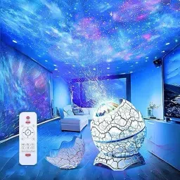 Egg Galaxy Projector with Music Bluetooth Speaker Night Lamp-image-49