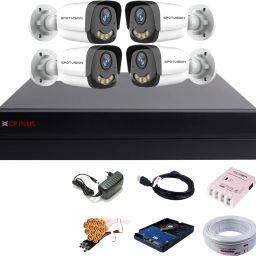 CP PLUS 4 Channel HD DVR 1080P,Colorful View In Nightvision IP67 2.4MP Outdoor Camera,4p Security Camera-image-71