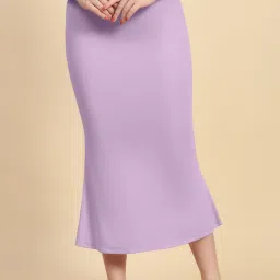 Trendmalls TM-P001-Pale Purple-L Lycra Blend Petticoat-image-7