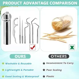 homihost 7 in 1 Toothpick set image 4