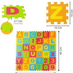 suryaanshi Mini Puzzle||Foam Mat for Kids, Interlocking Learning Alphabet and Number Mat image 5