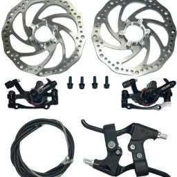 DU Disc Brake Set 160MM R/F Disc Machine With Flage Pllate ,Lever & Cable Bicycle Brake Disk-17