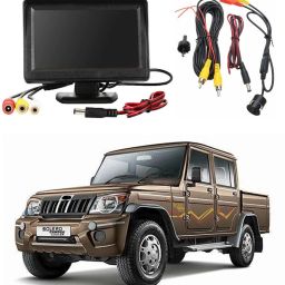 4.3inch Display + Reverse Camera for Mahindra Camper (2011 to Present) Black LCD-image-17