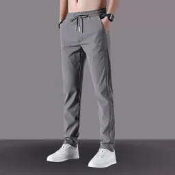 Women Solid Grey Track Pants-image-29