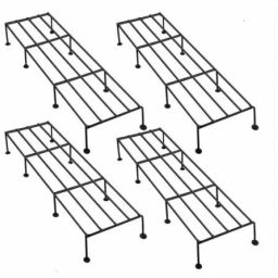 SET OF 4 PLANTER STAND Plant Container Set-0