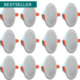 10Watt LED Ceiling Down Light White Round (Pack of 12) Recessed Ceiling Lamp-22