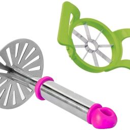 Combo of apple cutter and Potato Pav Bhaji Masher Kitchen Tool Set-image-87