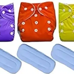 Baby Cloth Daiper Reusable Kids Washable Cloth Diapers Inserts 5 Layer - New Born-image-45