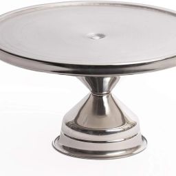 hospitality Paulsons Round Cake Display Stand 13" Stand Reusable Non-Revolving Stainless Steel Cake Server image 2