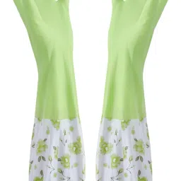 ® Reusable Odour Free PVC Kitchen Gloves with Inner Cotton Lining for Washing, Free Size - for Winters Use Wet and Dry Glove-image-70