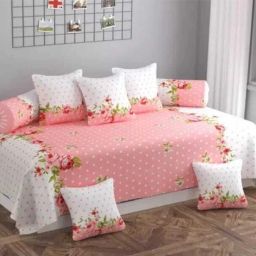 Cotton Floral Diwan Set-image-3