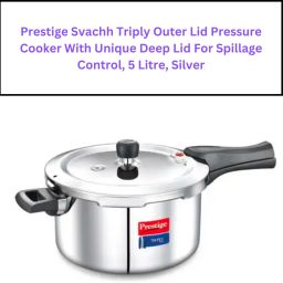 Svachh Triply Outer Lid , With Unique Deep Lid For Spillage Control 5 L Induction Bottom Pressure Cooker-10