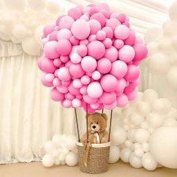 Solid 50pcs Pastel Balloon Garland Kit For Birthday, Wedding, Aniversary Party Balloon-image-3