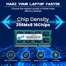 EVM Laptop RAM DDR3 4 GB Laptop DDR3 (1333MHz So-DIMM Memory) image 3