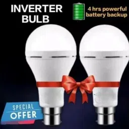12w Pack Of 2 Rechargeable Light Emergency Light 4 hrs Bulb Emergency Light-32
