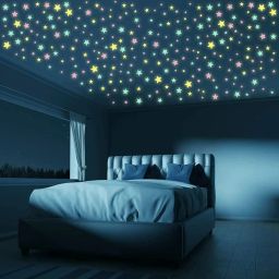 25 cm Radium Glow in The Dark Star Sticker Reusable Sticker-image-16