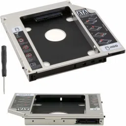 TERABYTE Universal 9.5MM HDD CADDY 2.5'' Internal SATA Second Hard Disk Enclosure 2.5 inch 9.5MM Internal Hard Drive Enclosure/HDD CADDY-15