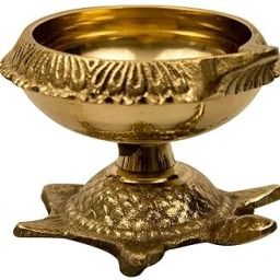 Traditional Brass Kuber Tortoise Diya | Kuber Oil Lamp| Kuber Deepak Diya Brass Table Diya-image-11