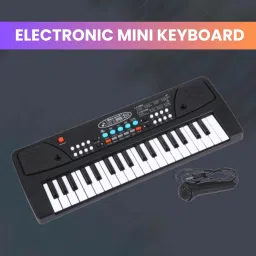 (Piano Keyboard) with Mic/37 Keys 8Rhythms, 8Tones, Portable Electronic ToyQ373 (Piano Keyboard) with Mic/37 Keys 8Rhythms, 8Tones, Portable Electronic ToyQ373 Analog Portable Keyboard-image-39