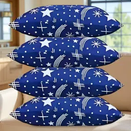 Microfibre Solid Sleeping Pillow Pack of 4-image-42