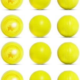 Green Non Toxic Plastic Cricket Ball (80 Gm Per Ball) Handball-20