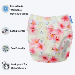 kidoooz Kids Cloth Diaper With Insert pads pack of 1 image 3