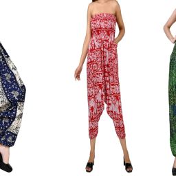 Printed Rayon, Cotton Women Harem Pants-image-87