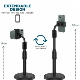 Nayra Height Adjustable 360° Rotatable Foldable Mobile Phone Stand Mobile Holder-picture-10