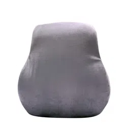 Sleepsia Grey Lumbar Support Orthopaedic Velvet Pillow-11