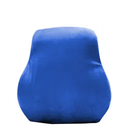 Sleepsia Blue Breathable Lumbar Support Therapedic Velvet Pillow-41