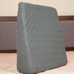 The White Willow Grey Solid Cooling Gel Memory Foam Wedge Pillow-1