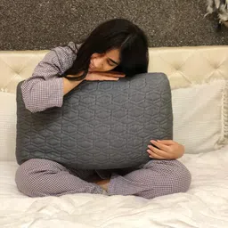 The White Willow Grey Memory Foam Bed Pillow-35