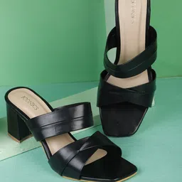 ICONICS Solid Block Heels-2